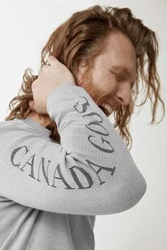 Ropa Canada Goose Hombre Outlet - Welland Suéteres Plateados NP4723658